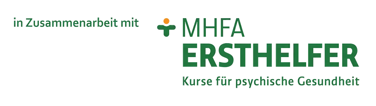 In Zusammenarbeit mit MHFA Ersthelfer - Kurse für psychische Gesundheit.